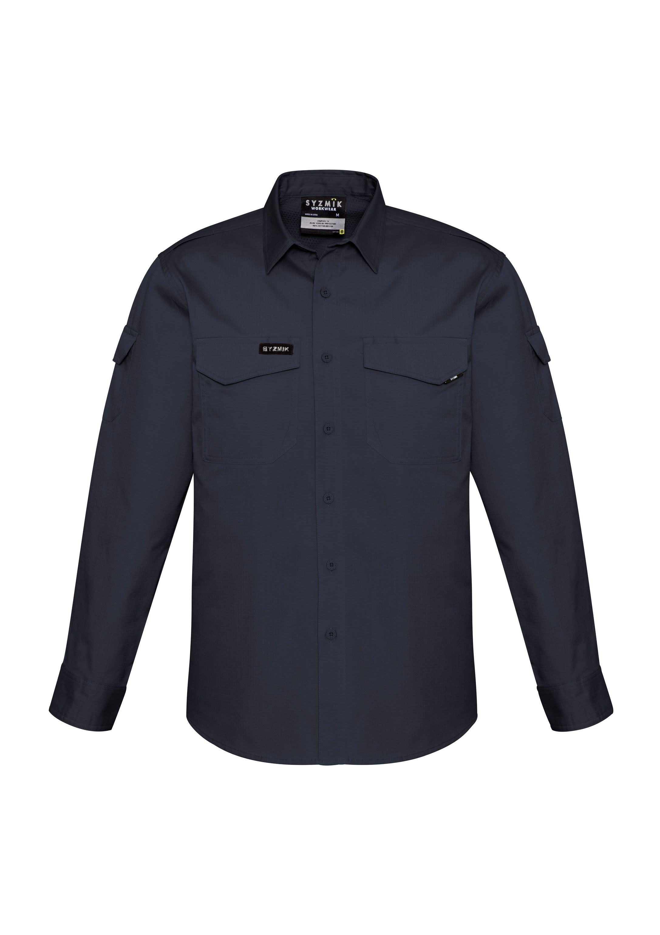 SYZMIK Mens Rugged Cooling Long Sleeve Shirt ZW400